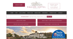 Desktop Screenshot of falconhotel.com